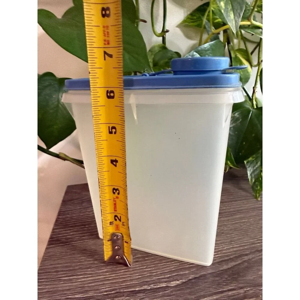 Vintage Tupperware blue lid